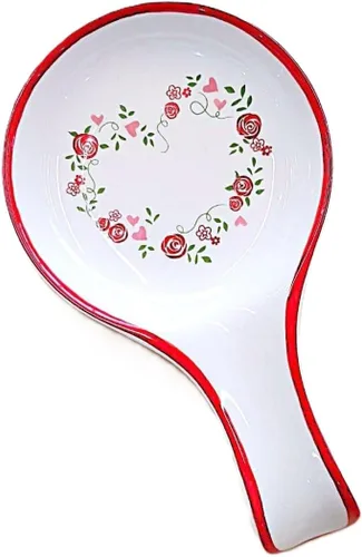 Miniatura 8 de Lindo soporte para cucharas de cerámica grande para encimera de cocina, estufa, resistente al calor, apto para lavavajillas, soporte para utensilios