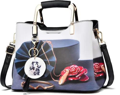 Miniatura 11 de Nevenka Monederos y bolsos para mujer con asa superior, bolsos de hombro de cuero para mujer