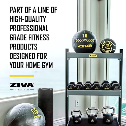 Miniatura 8 de ZIVA Pelota de pared suave – Pelota de ejercicio con peso altamente duradera para entrenamiento de fuerza y acondicionamiento, varios
