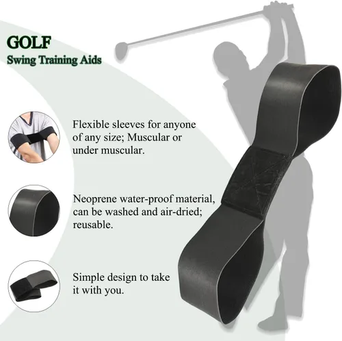 Miniatura 4 de hicocool Ayudas de entrenamiento de swing de golf de 3 piezas