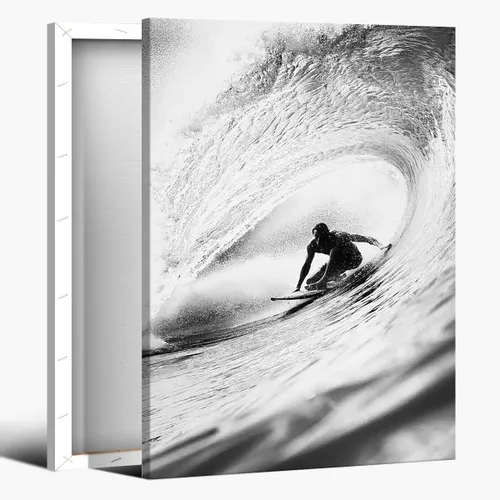 Miniatura 9 de Póster de surf oceánico azul de los años 90, arte de pared de verano y playa, surfista costero, hombres, deportes extremos de agua, impresiones