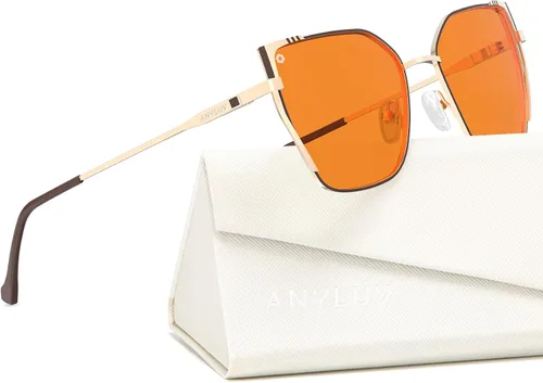 Miniatura 13 de ANYLUV Gafas de luz azul para mujeres y hombres, lentes de bloqueo de luz azul para mujer, anteojos de computadora antifatiga ocular