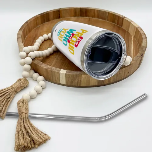 Miniatura 8 de BEEYOND Vaso de 20 onzas, taza de café de viaje con tapa deslizante y popote, taza de café de acero inoxidable a prueba de derrames