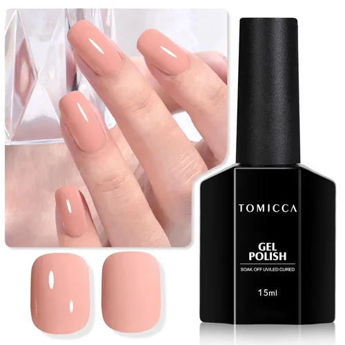 Miniatura 17 de TOMICCA Capa superior de gel mate, 0.5 onzas líquidas, acabado mate para esmalte de uñas de gel, remojar LED UV para curar de larga duración