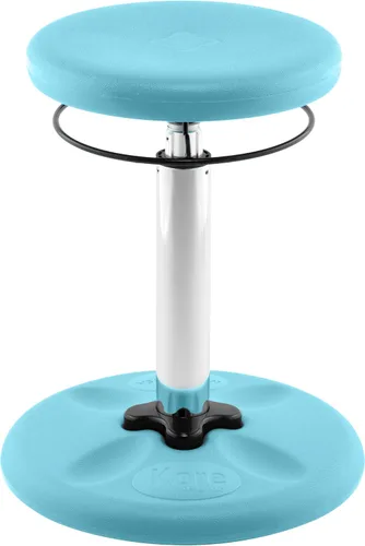 Miniatura 19 de Kore - Silla de altura ajustable, asiento activo para niños, adolescentes: Mejor que una pelota de equilibrio, asientos flexibles para aula. Verde