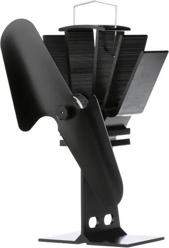 Miniatura 5 de Alcona Ventilador de estufa de leña alimentado por calor, 100 CFM, hoja de 7.9 pulgadas, negro