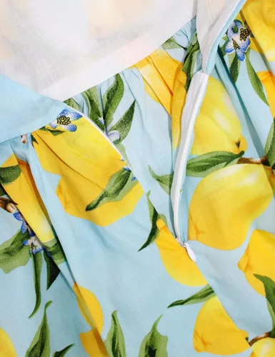 Miniatura 235 de Vestido de verano para niña, de algodón, con diseño floral