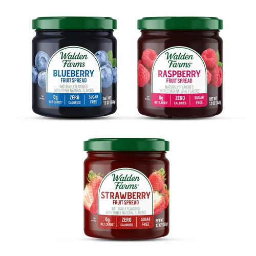 Miniatura 8 de Walden Farms Mantequilla de manzana para untar de frutas – Cero calorías, baja en carbohidratos, apta para dieta cetogénica, vegana, sin azúcar