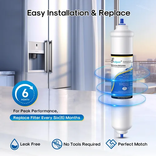 Miniatura 6 de EXCELPURE GXRTDR - Filtro de agua en línea de repuesto para GE GXRTDR, Samsung HAFEX/EXP, DA29-10105J, Whirlpool WHKF-IMTO, RWF0300A filtro