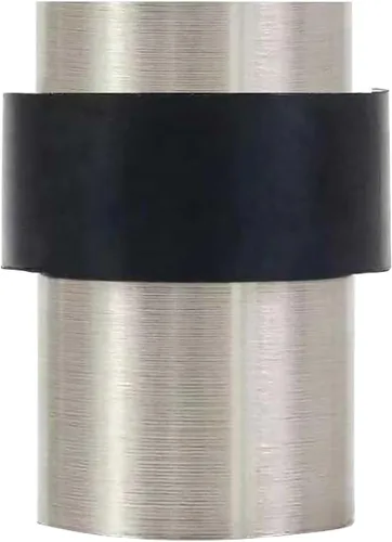 Miniatura 11 de KHTUMEWARE Paquete de 6 topes de puerta de piso de 1-1/2 pulgadas, tope de puerta negro mate, protector de pared para puerta comercial, cuña