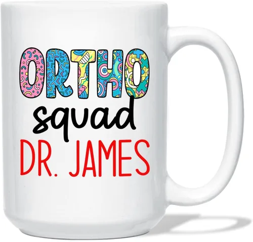 Miniatura 11 de Taza de café con nombre personalizada para hombres, mujeres, cirujano médico, taza de café blanca personalizada para cirujano ortopédico, taza