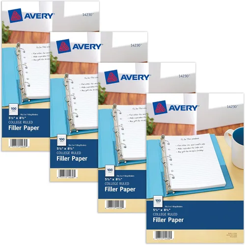 Miniatura 8 de Avery Mini 5-1/2 x 8-1/2 carpeta de papel Paquete de 10