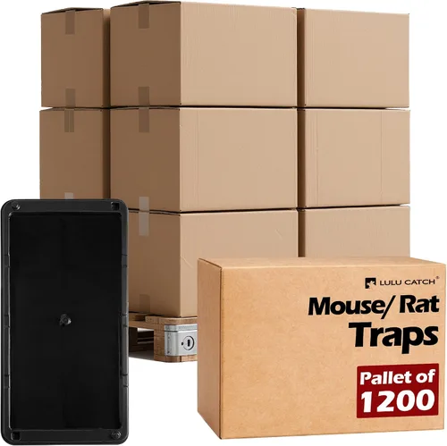 Miniatura 26 de LULUCATCH Trampas para ratones, paquete de 4, trampas de pegamento más grandes y pesadas para ratones, ratas y serpientes, trampas adhesivas
