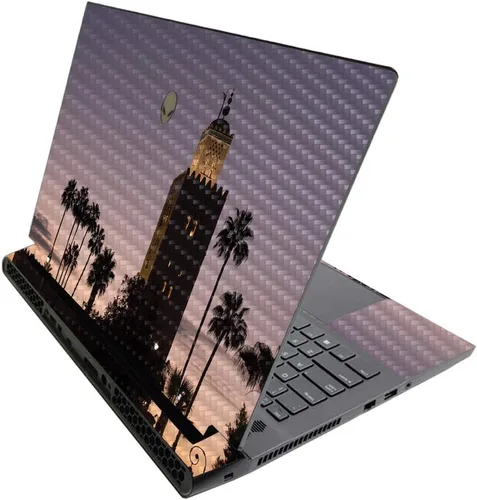Miniatura 723 de MightySkins - Skin brillante con purpurina para Alienware M17 R3 (2020) y M17 R4 (2021) - Diversión de los años 90 Acabado duradero con purpurina