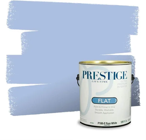 Miniatura 1031 de Pintura Exterior + imprimación PRESTIGE, todo-en-uno, 1 galón, acabado mate, color comparable al Valspar* Royal Gray* VS151-Gris real