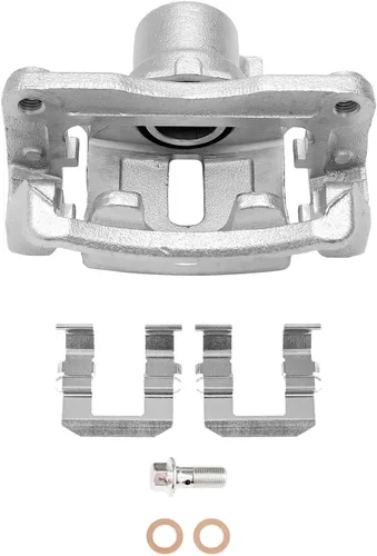 Miniatura 4 de Detroit Axle - Kit de freno trasero para Chevy Equinox Captiva Sport GMC Terrain Pontiac Torrent Saturn Vue Pinzas de freno de disco con soportes