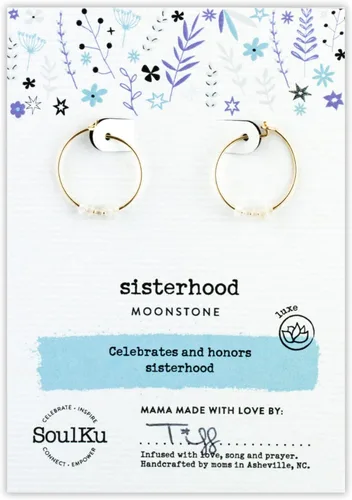 SoulKu Gold Hoop Earrings for Women, 14k Gold Earrings, Delicate Jewelry