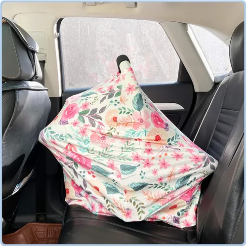 Miniatura 6 de Funda para asiento de automóvil para lactancia materna, funda elástica de asiento de automóvil, multiusos, funda de lactancia, regalo para baby