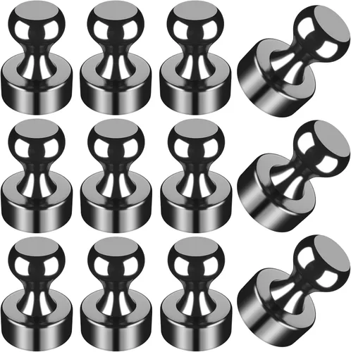 Miniatura 12 de 12 imanes fuertes para pizarra blanca, imanes de nevera para adultos, imanes de refrigerador, nevera magnética, pequeños imanes fuertes para cocina