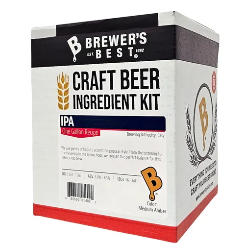 Miniatura 4 de Brewer's Best Kit de ingredientes de cerveza casera de un galón (IPA (India Pale Ale))