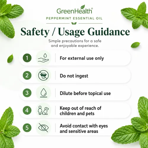Miniatura 8 de Aceite esencial de menta 100% puro, sin cortar