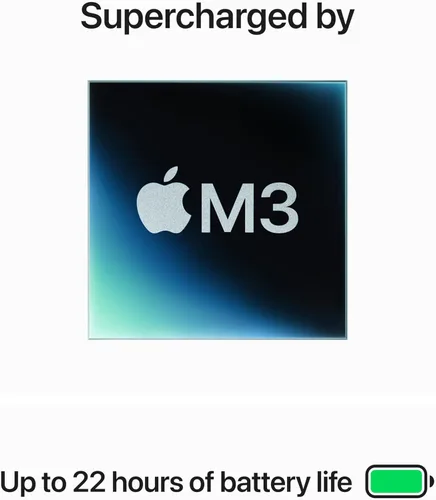 Miniatura 4 de Apple MacBook Pro 2023 con chip Apple M3 con CPU de 8 núcleos/GPU de 10 núcleos (14 pulgadas, 8 GB de RAM, 512 GB de almacenamiento SSD)
