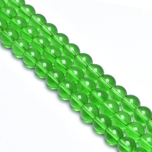 Miniatura 5 de 60 cuentas de piedras preciosas de cristal negro de 0.236 pulgadas (0.236 in) redondas sueltas para la fabricación de joyas, cuentas de cristal