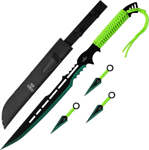 Miniatura 12 de Snake Eye Tactical - Espada Ninja de Diseño Fantástico con Funda de Nylon Negro