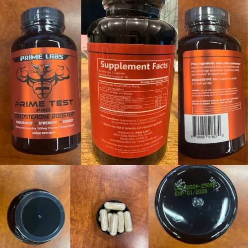 Miniatura 10 de Prime Labs Prime Test Pro - Suplemento de testosterona para hombres - Estimulante de testosterona, vitalidad y energía - con Ashwagandha, extracto