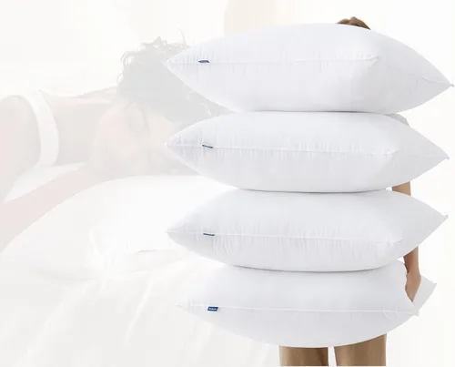 Miniatura 13 de Bedsure - Juego de 2 almohadas estándar para dormir, tamaño estándar para cama, suaves y con soporte, calidad de hotel, relleno original alternativo