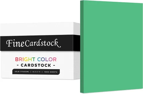 Miniatura 33 de Papel de alta calidad para tarjetas de colores, caja de 1000 hojas, cartulina de peso medio de 65 libras, perfecta para suministros escolares, artes