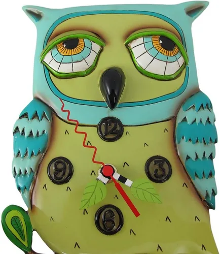 Miniatura 3 de Allen Studio Designs Old Blue Owl Reloj