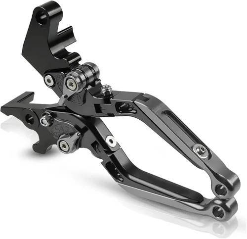 Miniatura 7 de Accesorios CNC para motocicleta, ajustable, plegable, extensible, con logotipo, palancas de embrague de freno para Yamaha FZ6 FAZER FZ-6 FZ 6 10