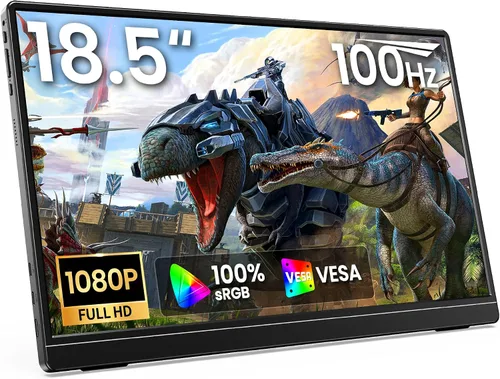 Miniatura 12 de MNN Monitor portátil de 14 pulgadas FHD 1920 * 1200P USB C HDMI Ultradelgado IPS para viajes con altavoces, HDR Plug&Play, monitor externo
