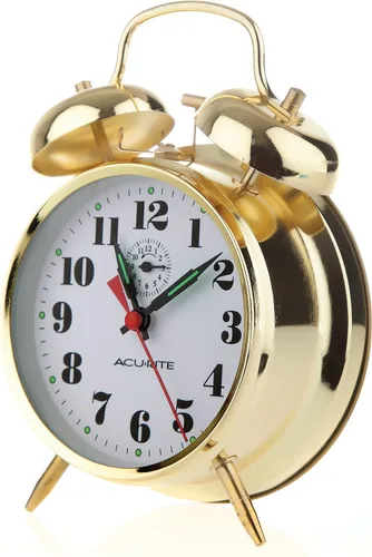 Miniatura 2 de AcuRite 15605 Reloj despertador vintage con doble campana