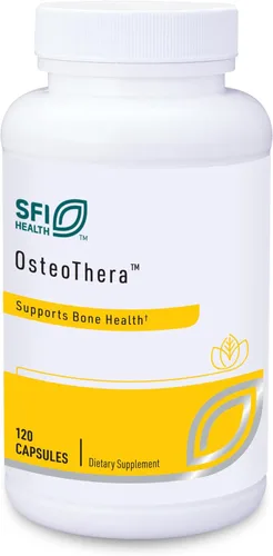 Klaire Labs SFI Health Osteothera Cápsulas – Fórmula de apoyo óseo hipoalergénica y multifactorial con calcio, vitamina K, D3, magnesio y boro (120