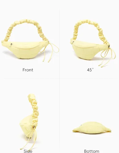 Miniatura 90 de WESTBRONCO Riñoneras para mujeres y hombres, bolsa para cinturón con bolsillos con cremallera, riñoneras modernas, bolsas cruzadas ligeras de 1