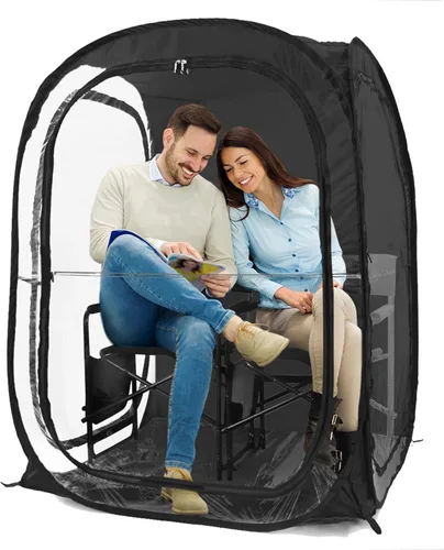 Miniatura 16 de WeatherPod® Pop-Up Sports Tent 1-2 Person – Instant Setup MyPod™ Original Shark Tank All-Weather Shelter for Outdoor Sports, Rain, Wind & Cold