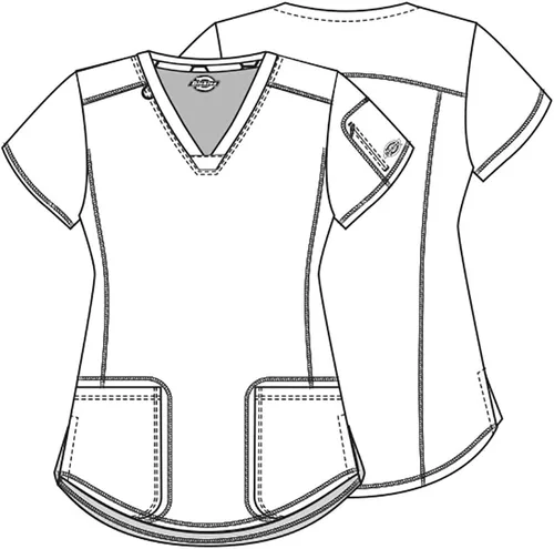 Miniatura 7 de Dickies Dynamix DK730 - Camiseta con cuello en V (berenjena, grande)