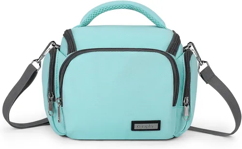 Miniatura 12 de G-raphy Bolsa de cámara Rosa Pequeña Fotografía Bolsas DSLR SLR MIRRORLESS BAG con correas de extracción