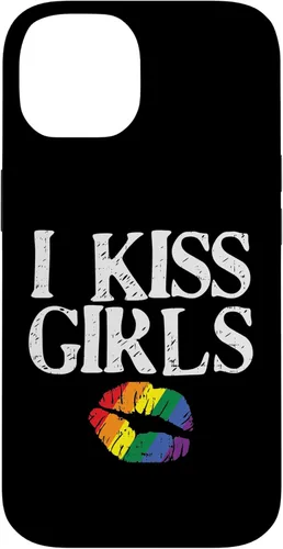 Miniatura 4 de iPhone 11 I Kiss Girls Rainbow Lips Gay Lesbian Pride Flag LGBT estuche de regalo