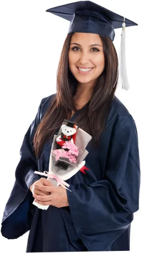 Miniatura 3 de Ramo de flores Ramo de oso de graduación 2024 Decoración de graduación Ramo de oso para graduación 2024 Boquets Plush