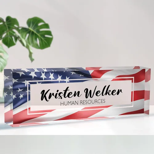 Miniatura 48 de Placa de nombre de escritorio personalizada, placas de identificación acrílicas personalizadas para escritorio, accesorio de oficina para mujeres