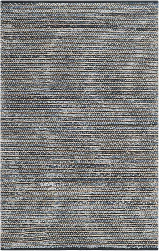 Miniatura 10 de SAFAVIEH Cape Cod Collection - Alfombra de área de 10 x 14 pies, azul, hecha a mano de algodón trenzado y yute, ideal para zonas de alto tráfico