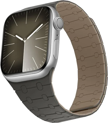 Miniatura 10 de Compatible con correa de Apple Watch de 49mm 46mm 45mm 44mm 42mm 41mm 40mm 38mm, correa de bucle magnético ajustable de silicona para iWatch Ultra