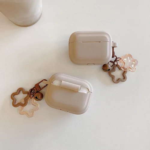 Miniatura 6 de Clouds - Funda de TPU compatible con AirPods Pro (primera generación) con llavero, bonita funda protectora flexible a prueba de golpes para AirPods