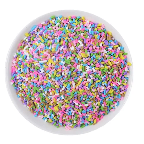 Miniatura 10 de 3.53 oz de resina con parte trasera plana, accesorios de limo, decoración de chispas de arcilla para relleno de dijes de limo, suministros de limo