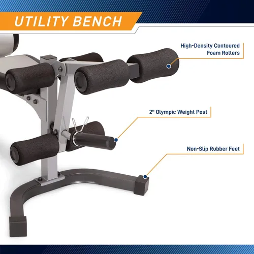 Miniatura 6 de Marcy Pro Deluxe Cage System with Weightlifting Bench All-in-One Home Gym Equipment PM-5108