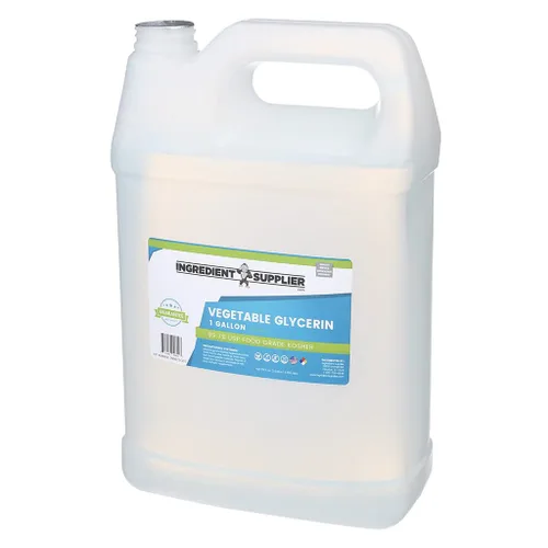 Miniatura 5 de Glicerina vegetal – 1 galón (128 oz.) – Grado alimenticio y farmacéutico puro USP – Sin OGM – Vegano – Derivado de palma sostenible – Humectante