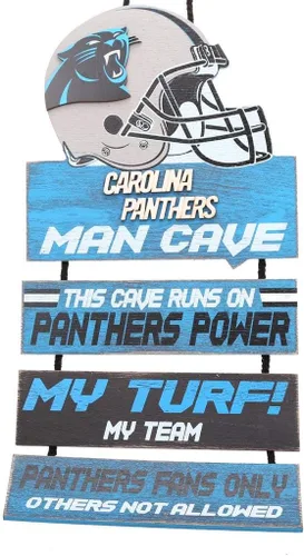 Miniatura 6 de NFL Team Logo Mancave Man Cave Hanging Wall Sign
